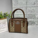 Elegant Signature Leather Handbag with Timeless Design