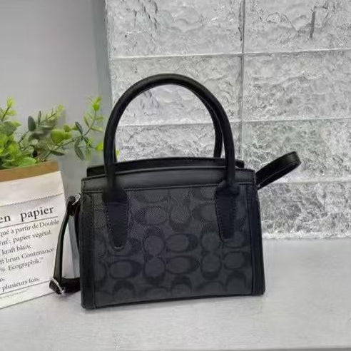 Elegant Signature Leather Handbag with Timeless Design