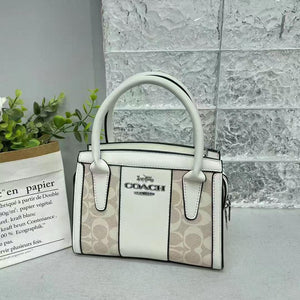 Elegant Signature Leather Handbag with Timeless Design